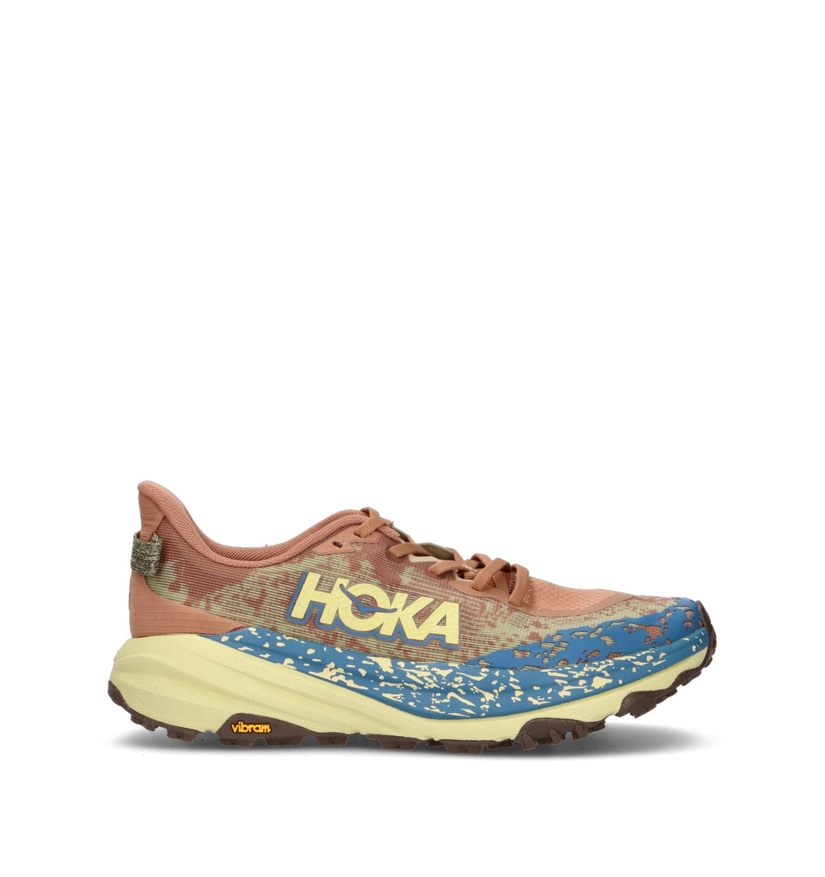 Hoka Speedgoat 6 Chaussures Trail Running Marron Beige Homme - 1