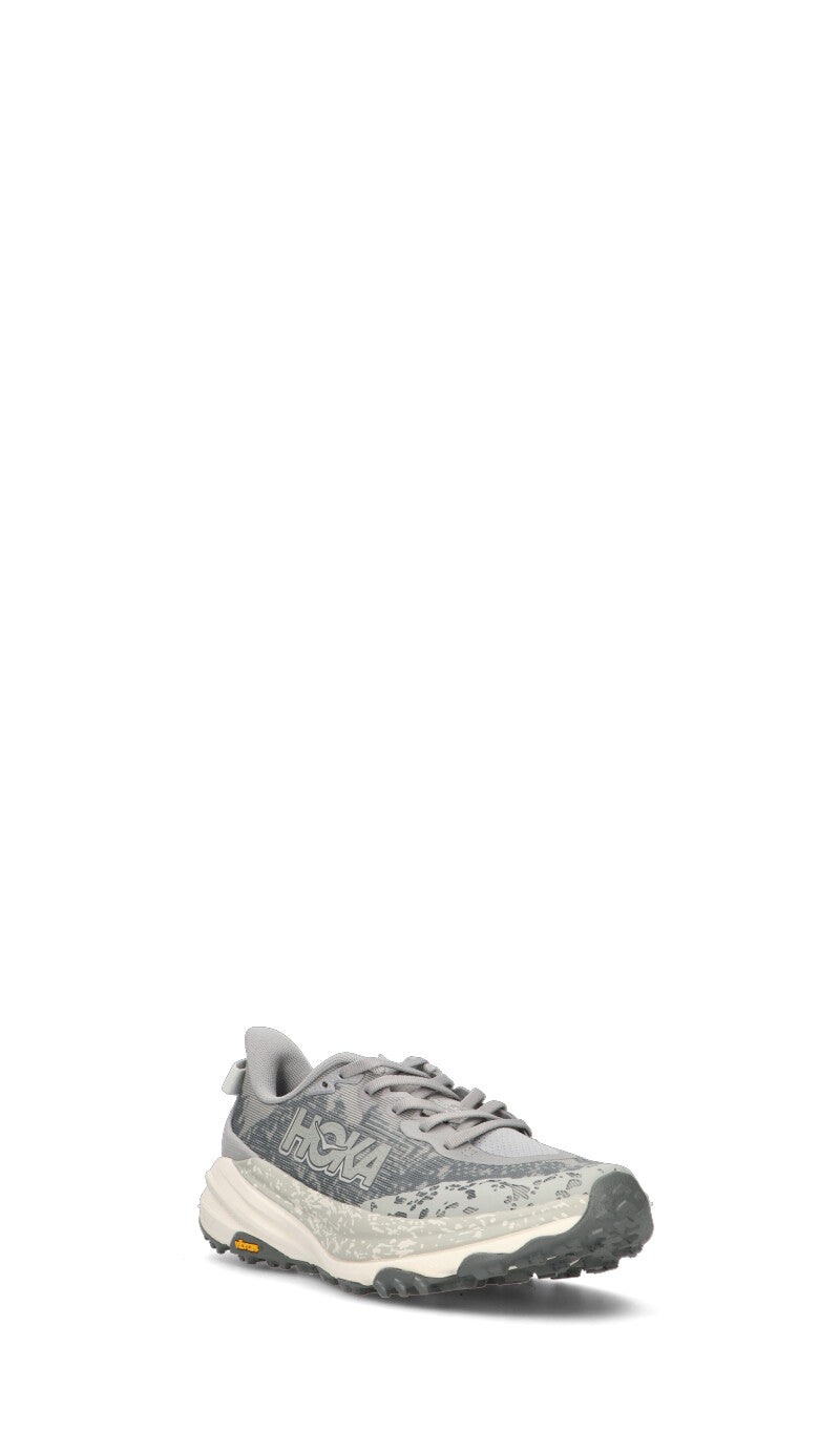 Hoka Speedgoat 6 Chaussures Trail Running Gris Blanc Homme - 2