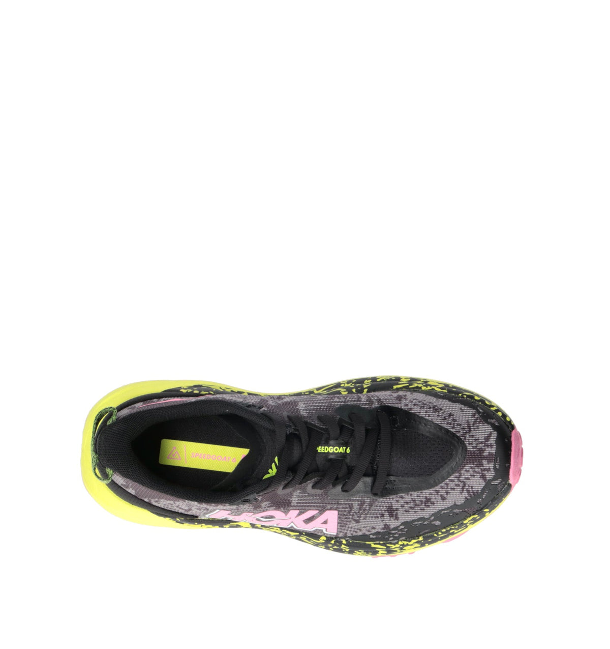 Hoka Speedgoat 6 Chaussures Trail Running Noir Jaune Femme - 5