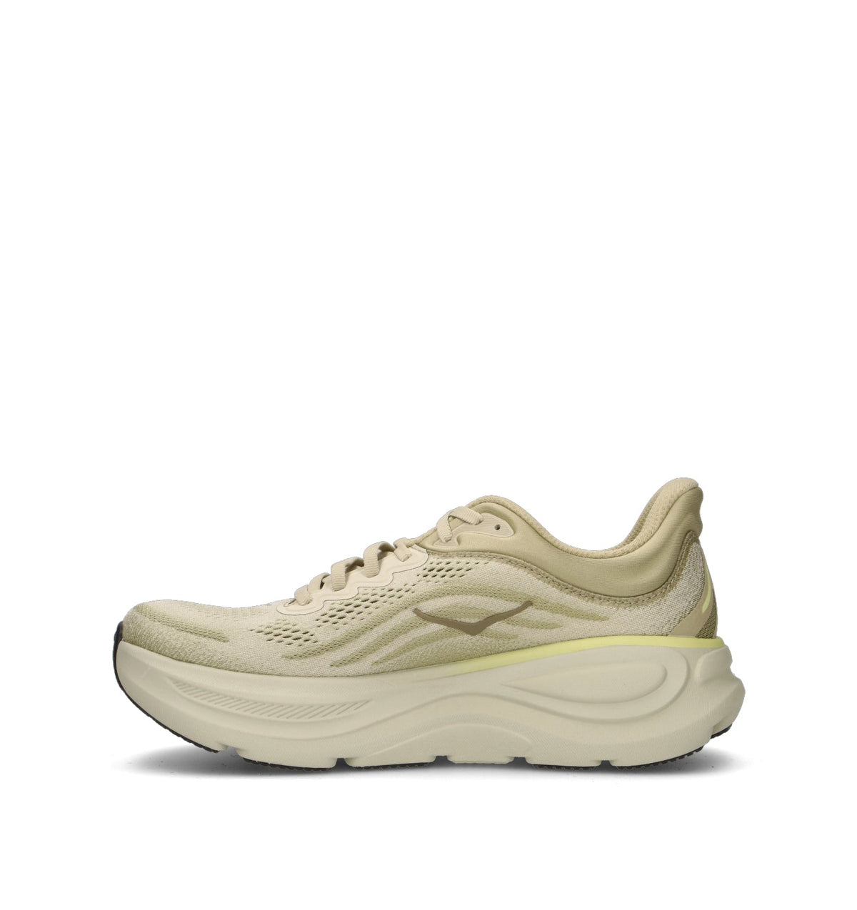 Hoka Bondi 9 Chaussures Running Vert Beige Homme - 4