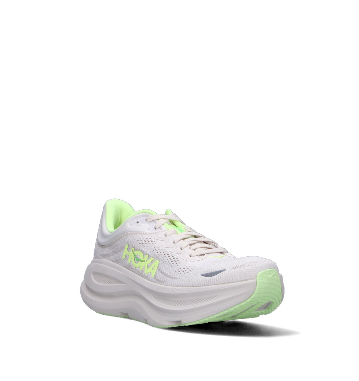 Hoka Bondi 9 Chaussures Running Gris Jaune Homme - 2