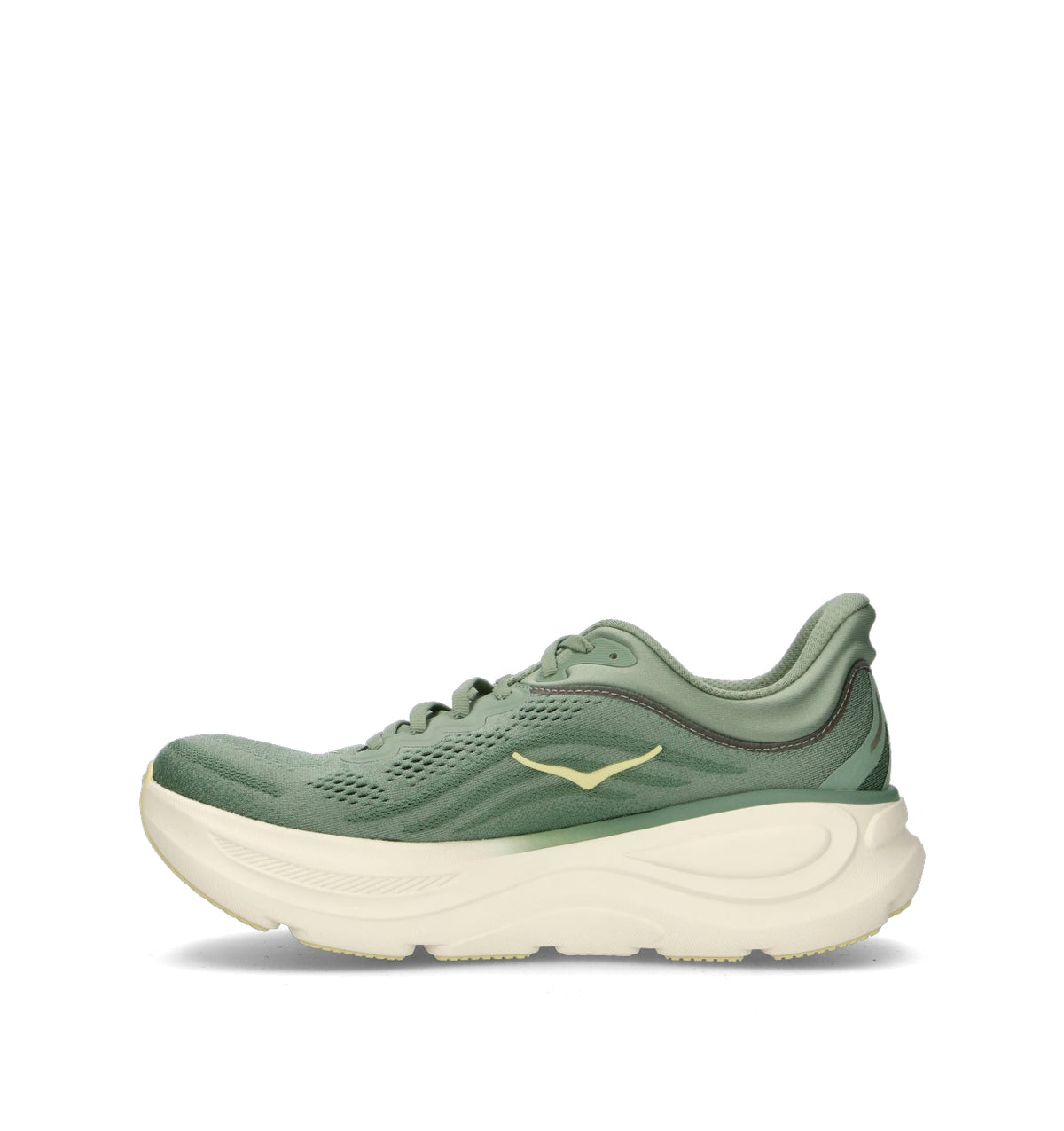 Hoka Bondi 9 Chaussures Running Vert Clair Homme - 4