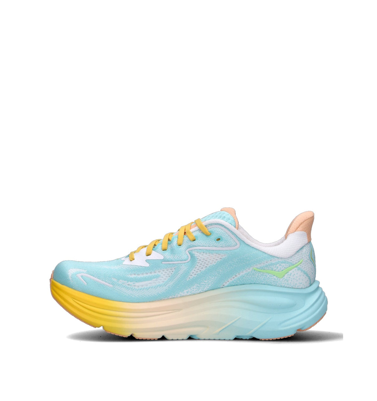 Hoka Clifton 10 Chaussures Running Bleu Blanc Homme - 4