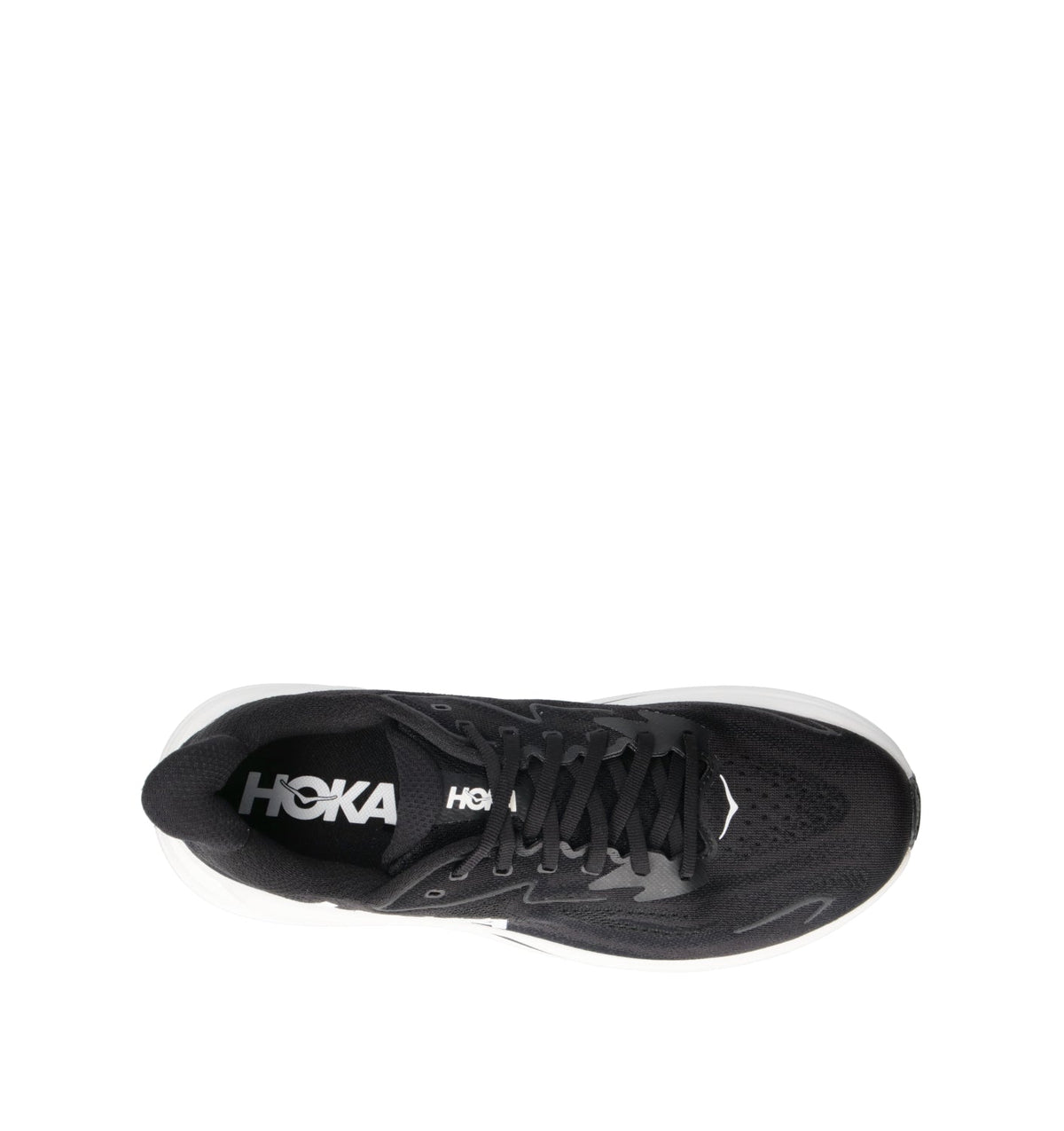 Hoka Clifton 10 Chaussures Running Noir Blanc Homme - 5
