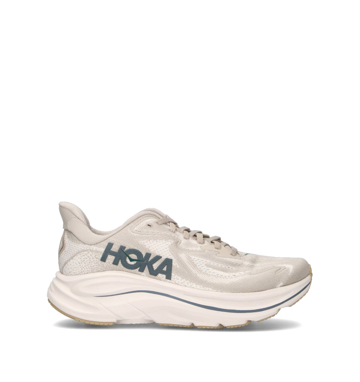 Hoka Clifton 10 Chaussures Running Gris Beige Homme - 1