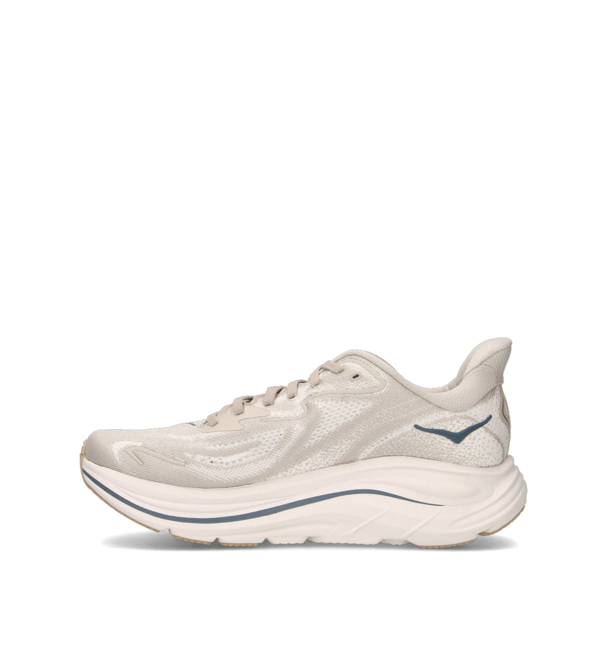 Hoka Clifton 10 Chaussures Running Gris Beige Homme - 4