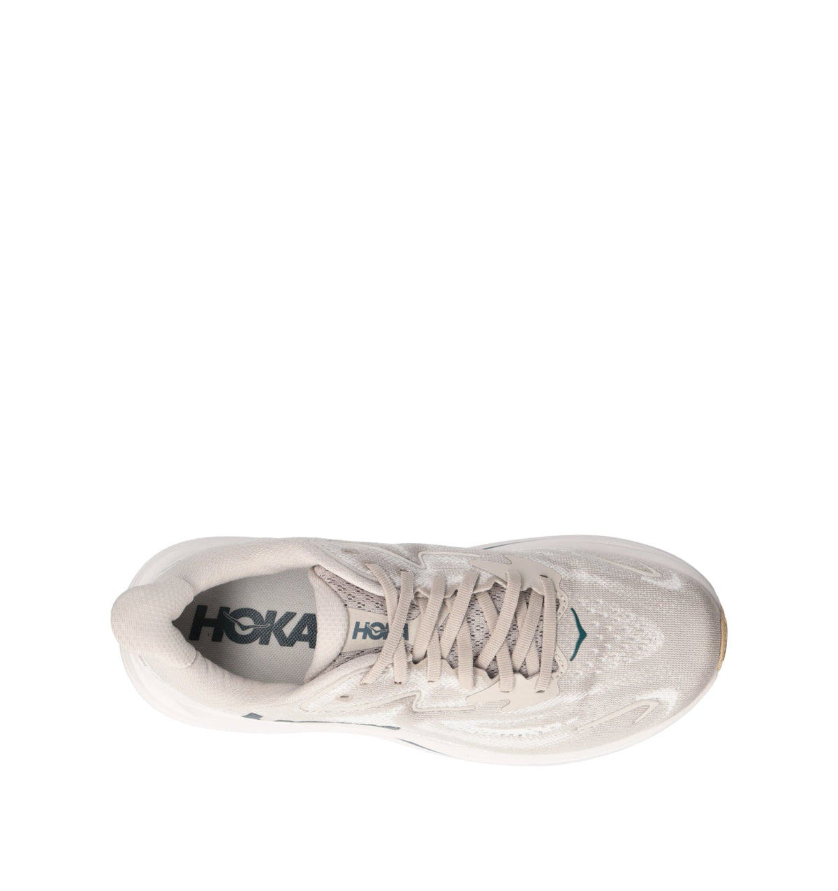Hoka Clifton 10 Chaussures Running Gris Beige Homme - 5