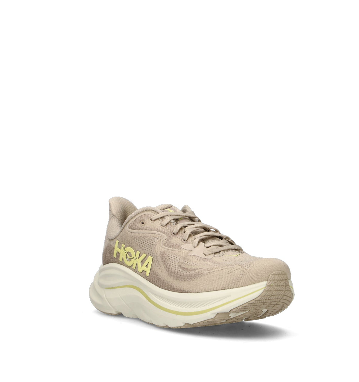 Hoka Clifton 10 Chaussures Running Beige Gris Homme - 2