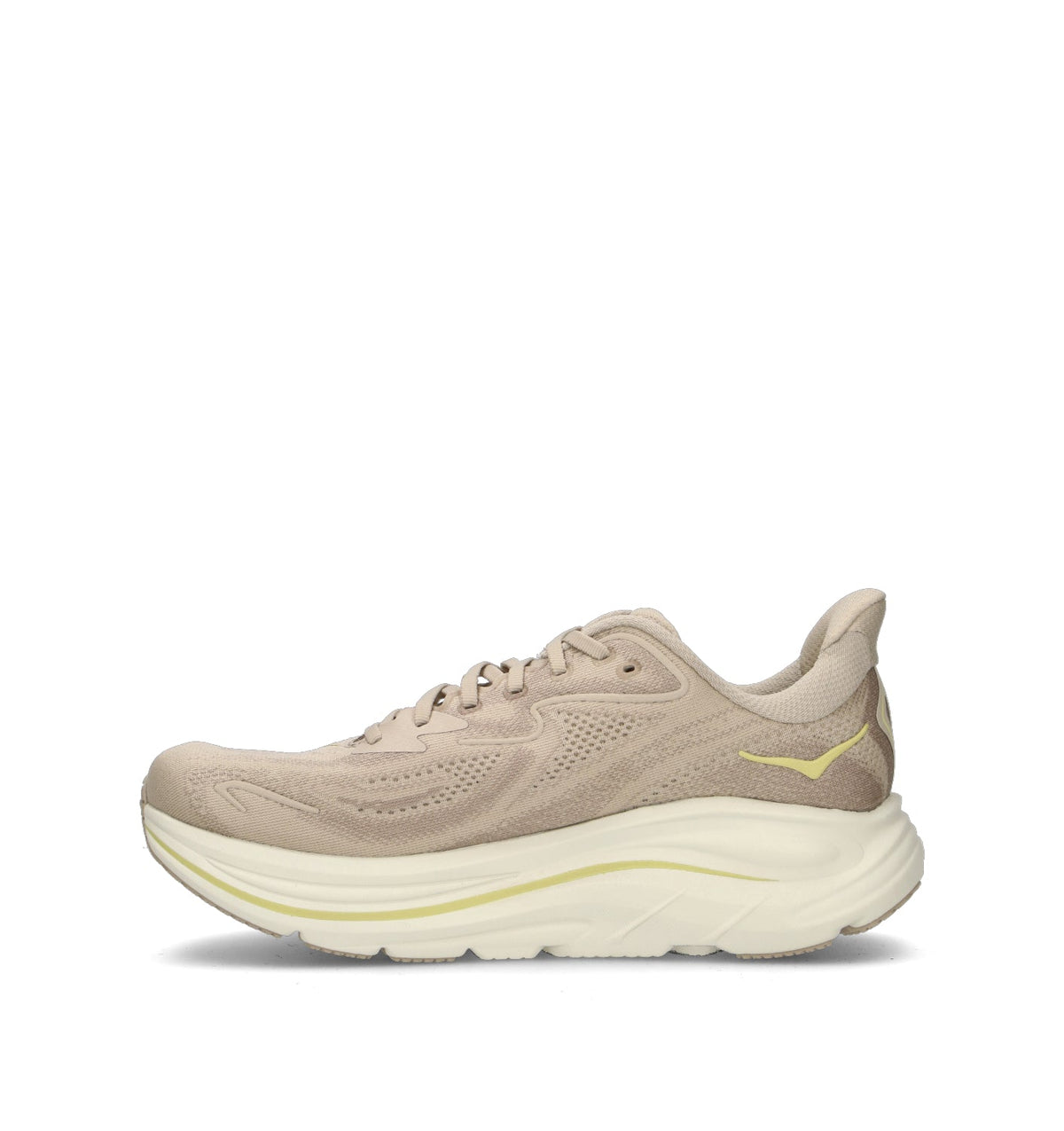 Hoka Clifton 10 Chaussures Running Beige Gris Homme - 4