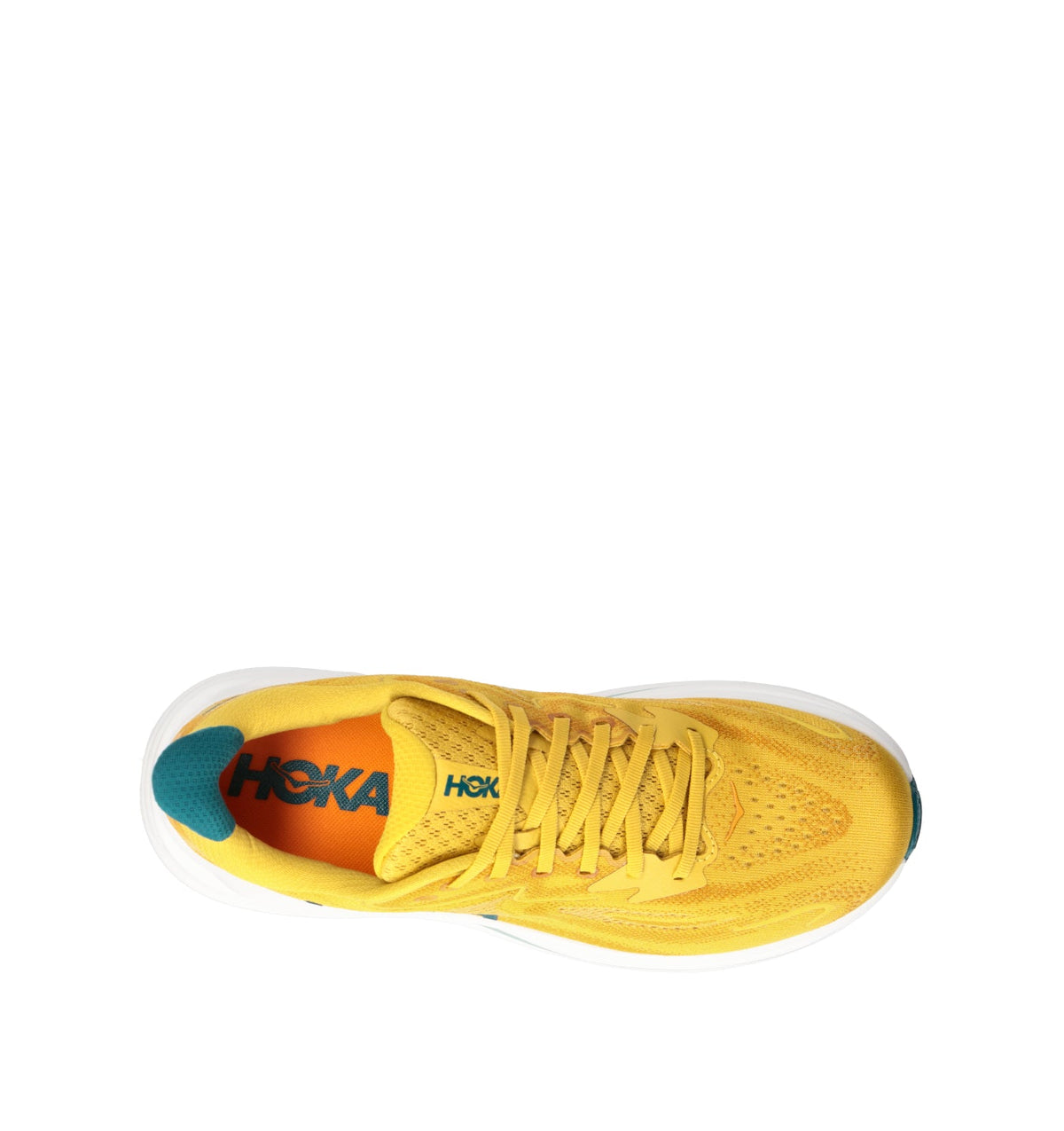 Hoka Clifton 10 Chaussures Running Jaune Bleu Homme - 5