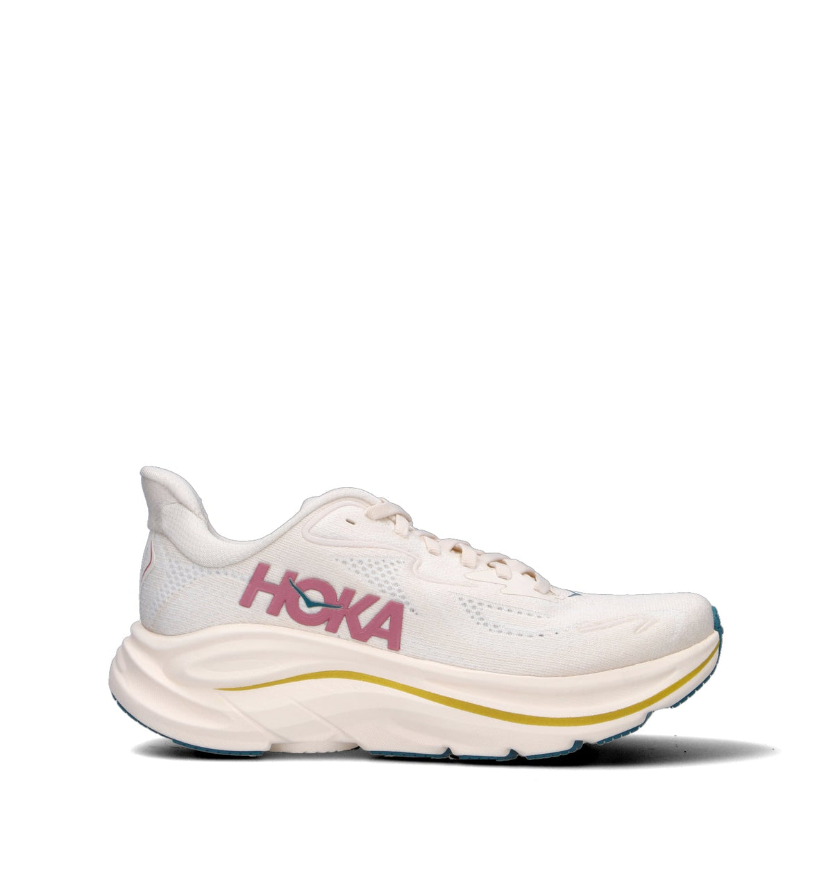 Hoka Clifton 10 Chaussures Running Beige Blanc Femme - 1