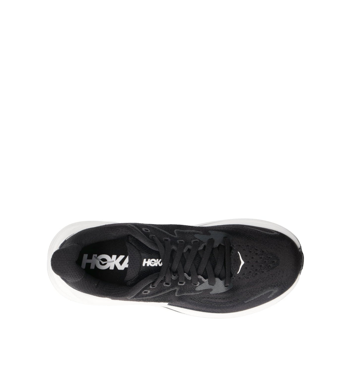 Hoka Clifton 10 Chaussures Running Noir Blanc Femme - 5
