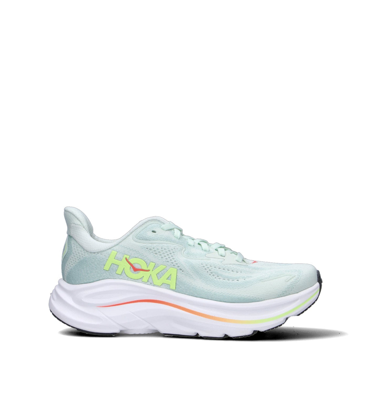 Hoka Clifton 10 Chaussures Running Turquoise Orange Femme - 1