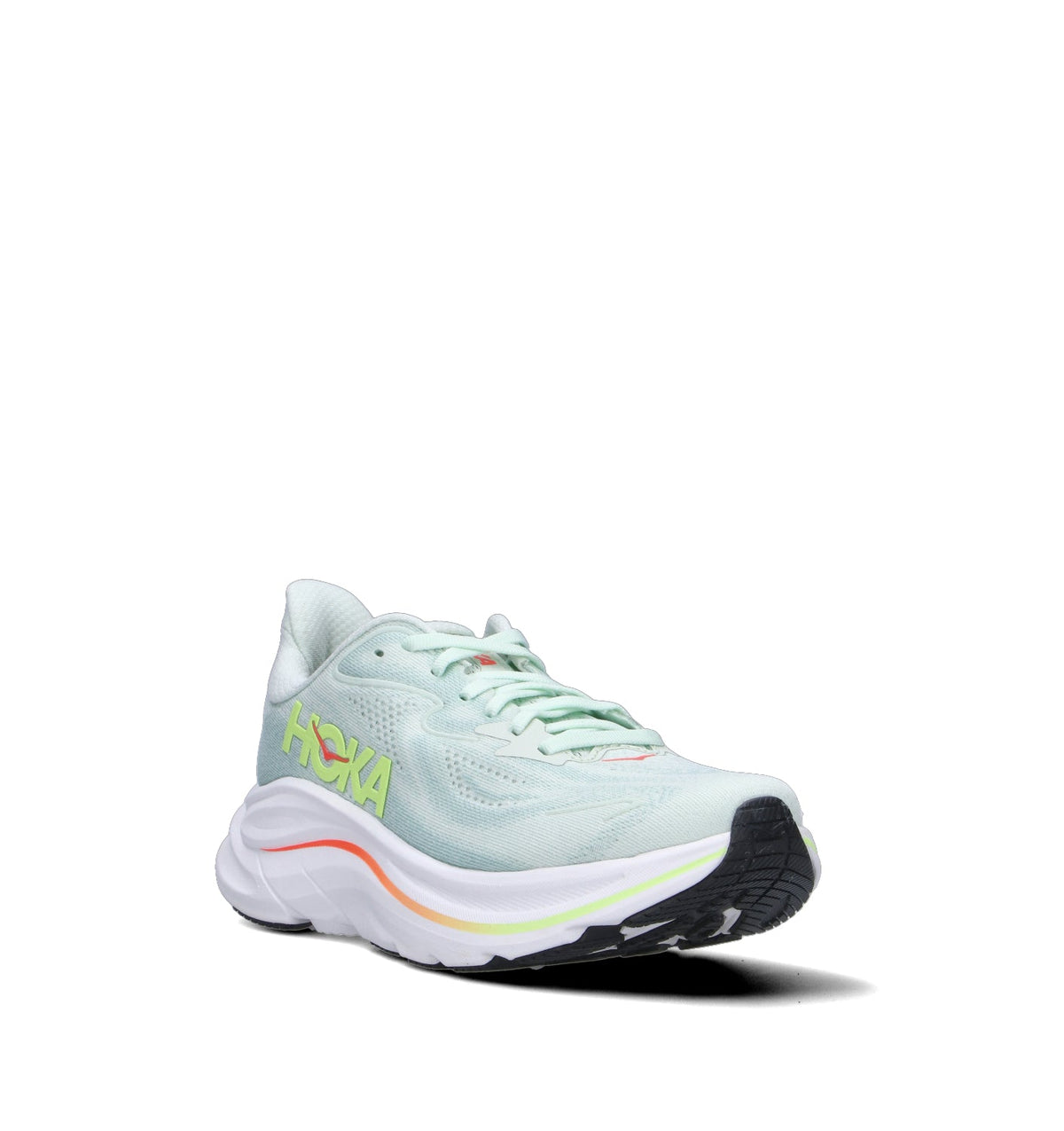 Hoka Clifton 10 Chaussures Running Turquoise Orange Femme - 2