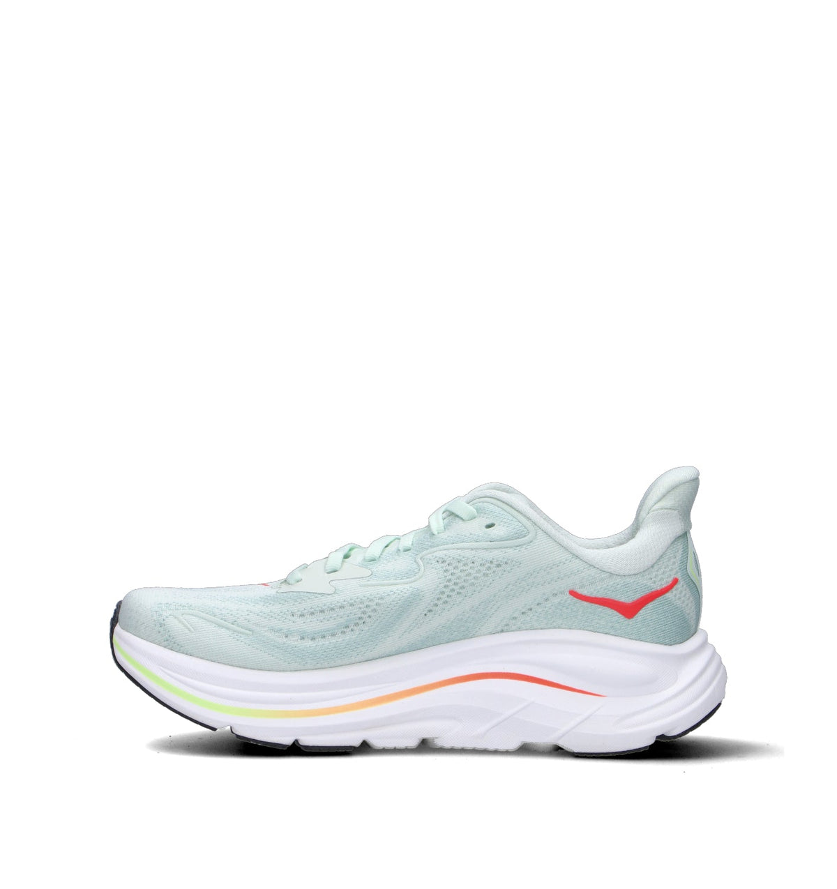 Hoka Clifton 10 Chaussures Running Turquoise Orange Femme - 4