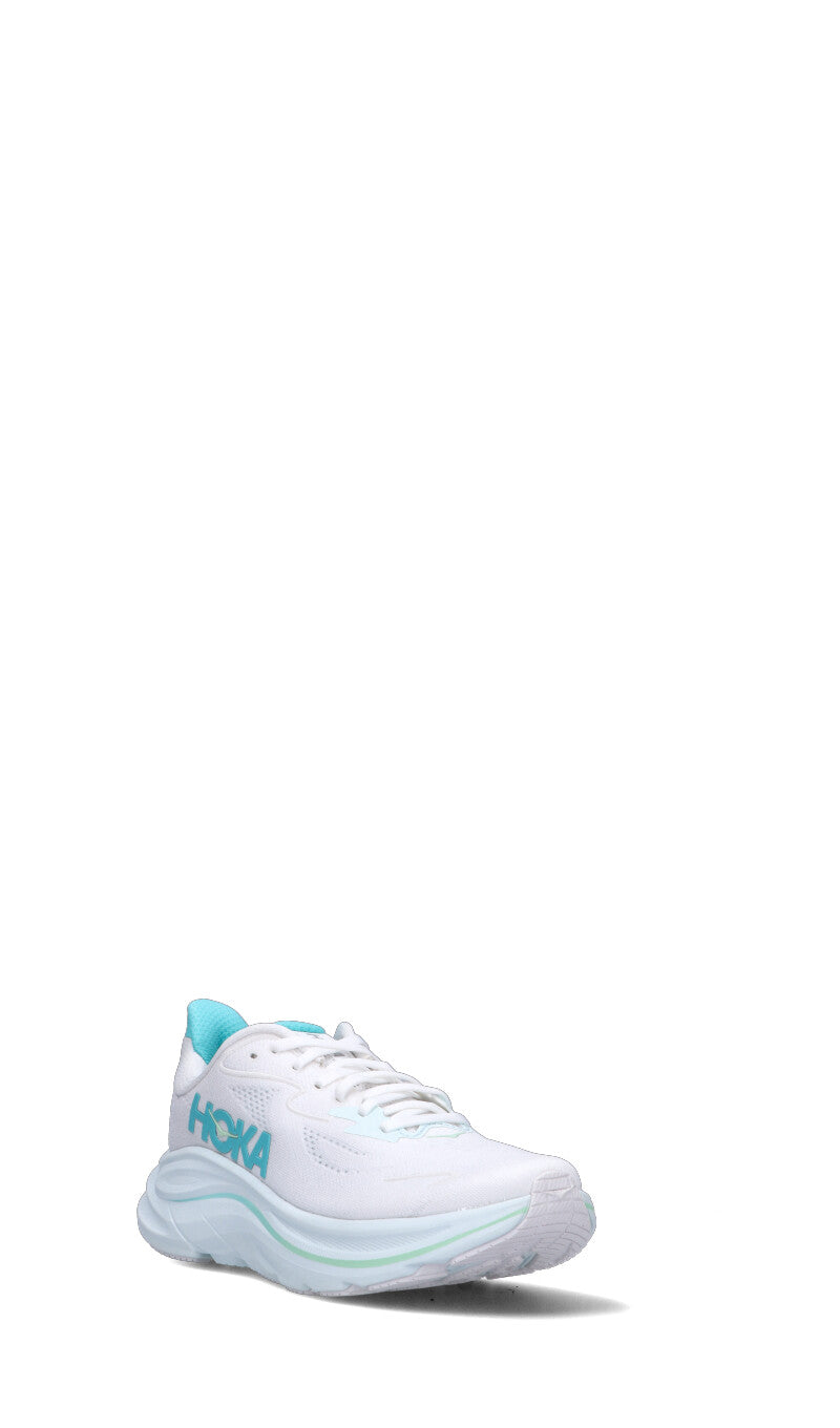 Hoka Clifton 10 Chaussures Running Blanc Bleu Femme - 2