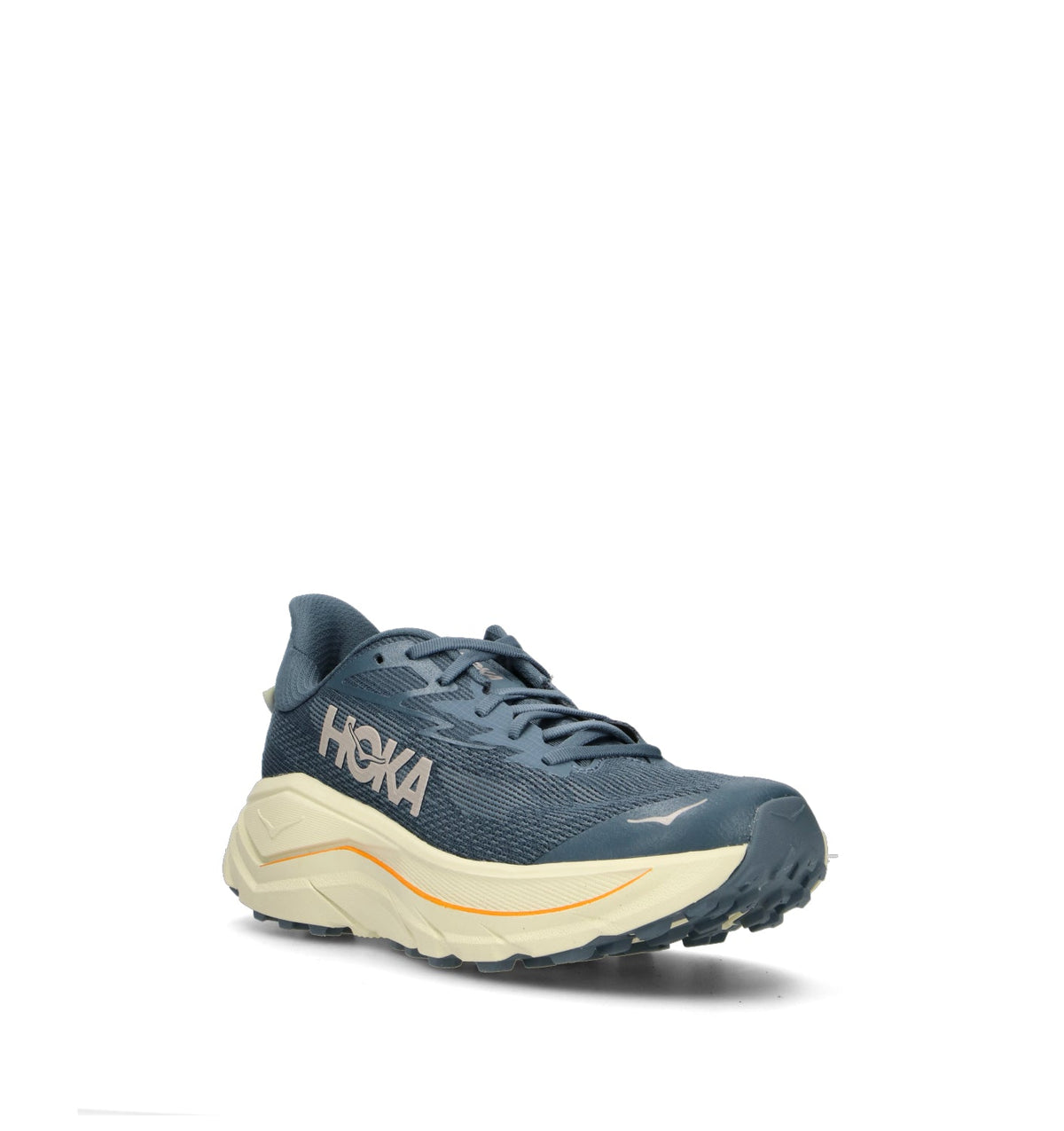 Hoka Challenger 8 Chaussures Trail Running Bleu Beige Homme - 2