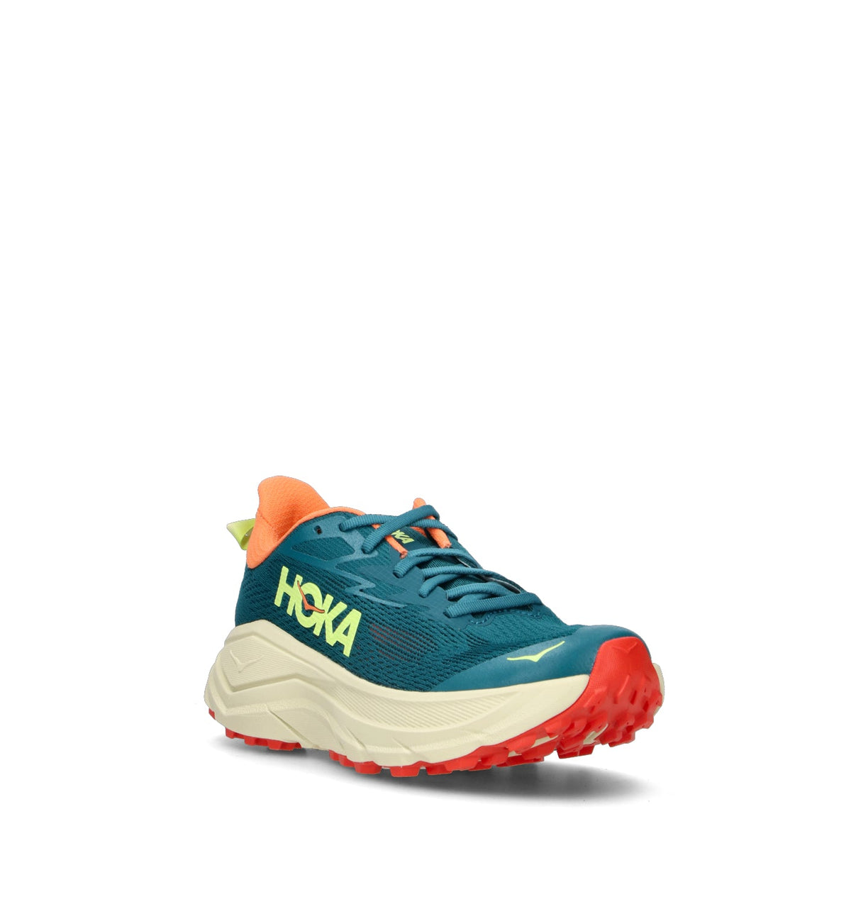 Hoka Challenger 8 Chaussures Trail Running Bleu Beige Femme - 2