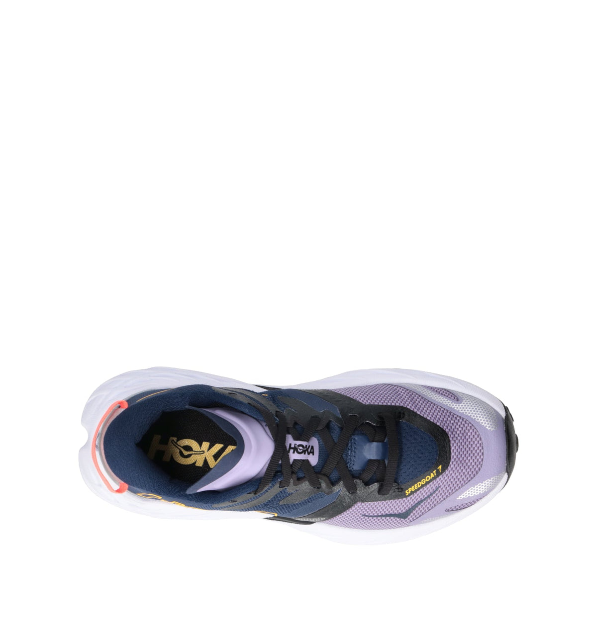 Hoka Speedgoat 7 Chaussures Trail Running Violet Jaune Femme - 5