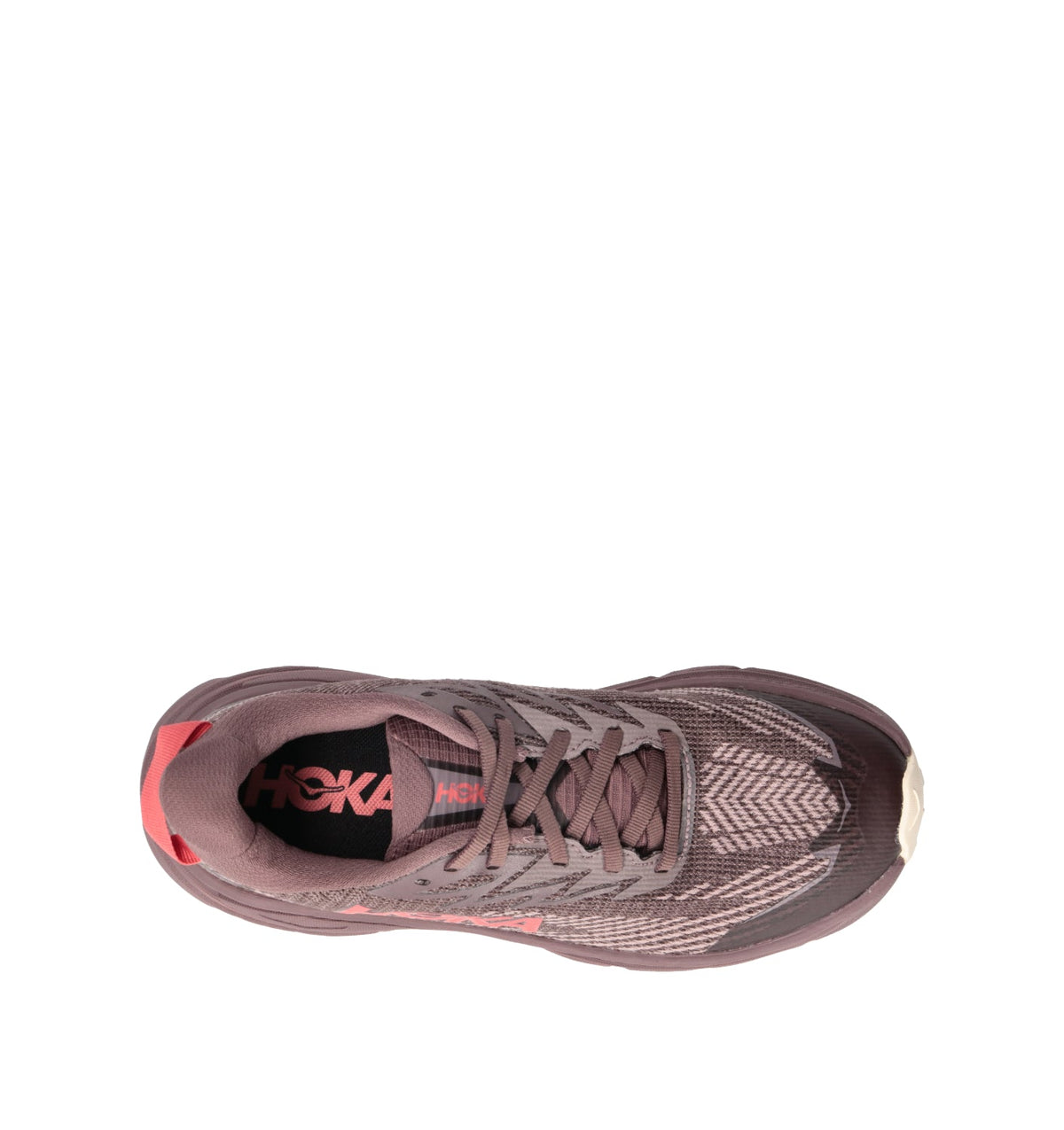 Hoka Challenger 8 GORE-TEX Chaussures Trail Running Bordeaux Blanc Femme - 5