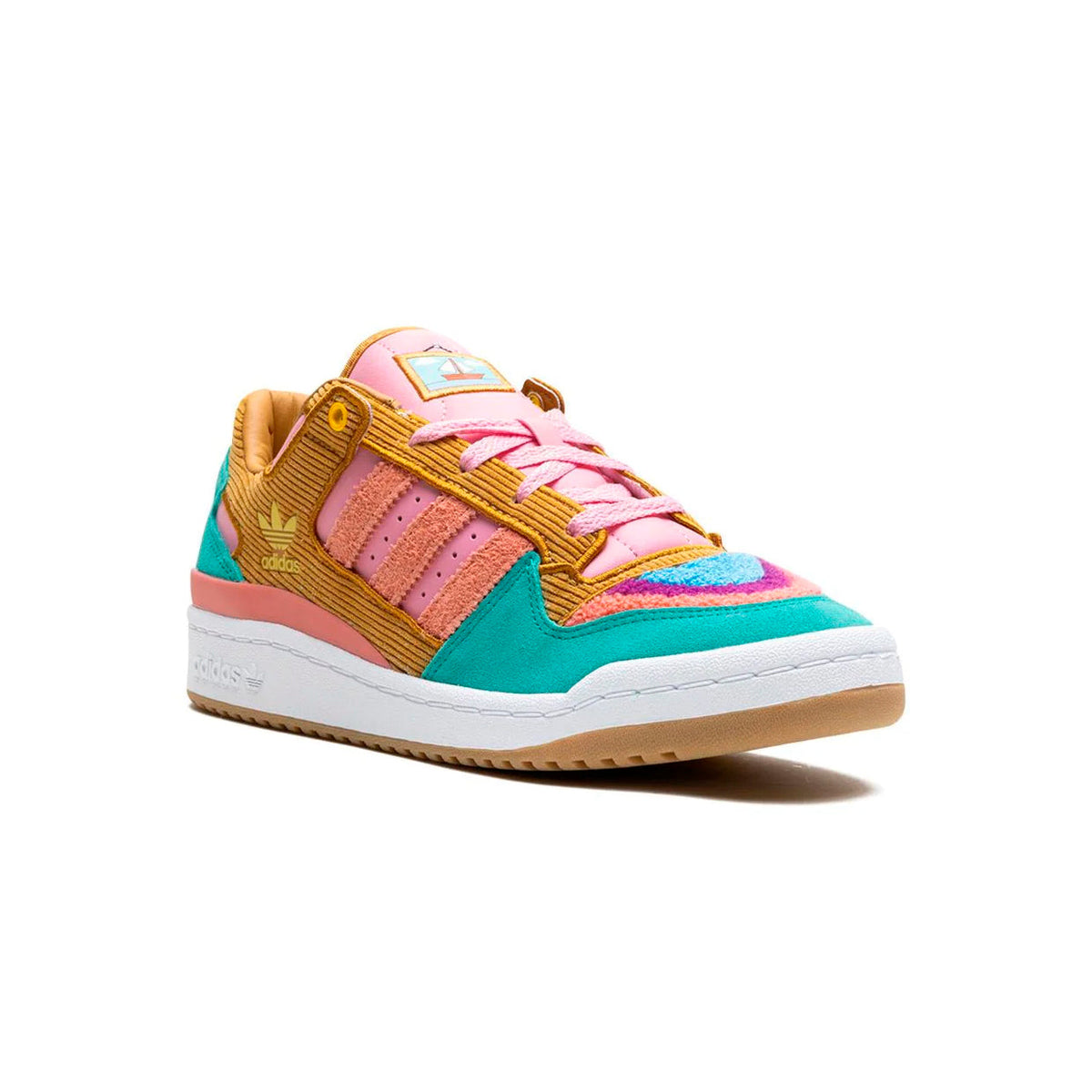 adidas Forum Low The Simpsons Living Room Baskets Rose Multicolore Mixte - 2