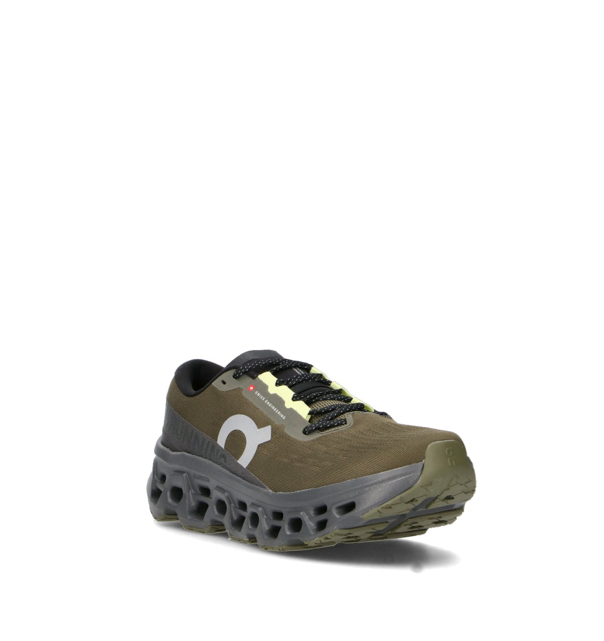 On Cloudmonster 3 Chaussures Running Vert Gris Homme - 2
