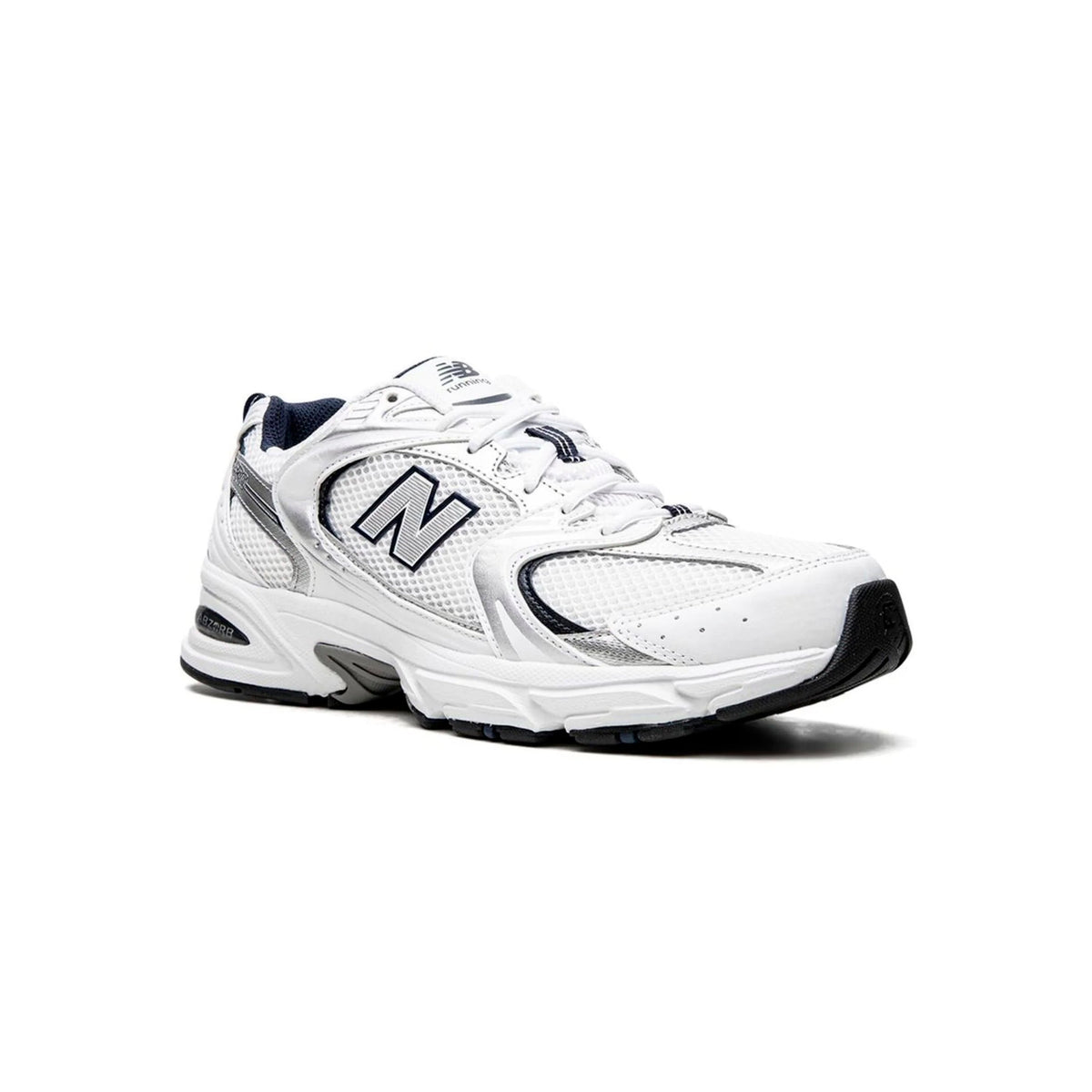 New Balance 530 Baskets Blanc Bleu Marine Homme Femme - 2