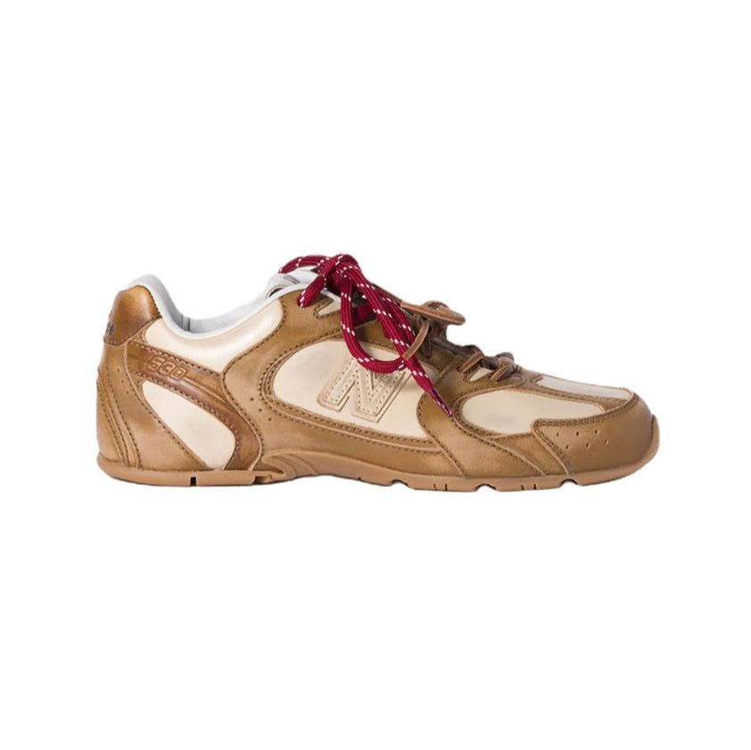 New Balance 530 x Miu Miu Baskets en Cuir Marron Beige Homme Femme - 1