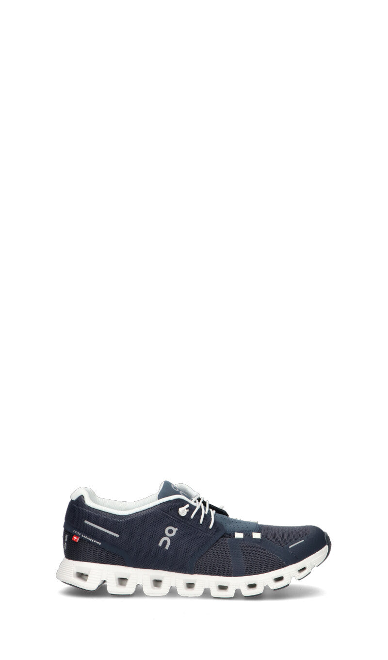 On Cloud 5 Baskets Bleu Marine Blanc Homme - 1