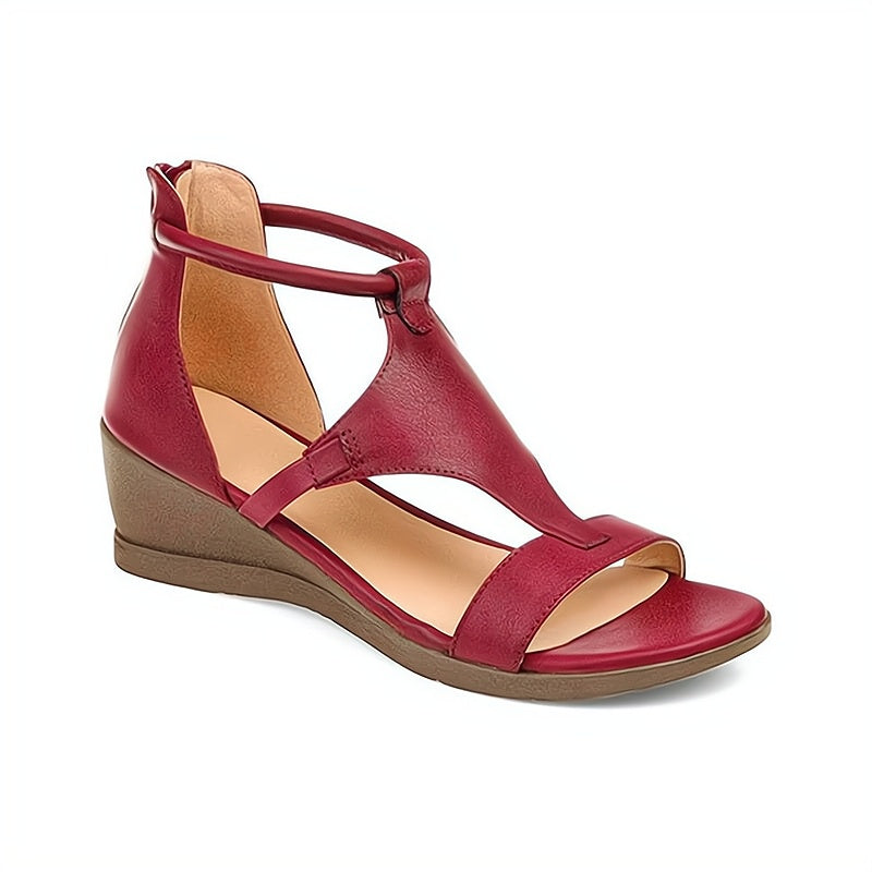 Sandales Compensées Femme Gris - vue 9