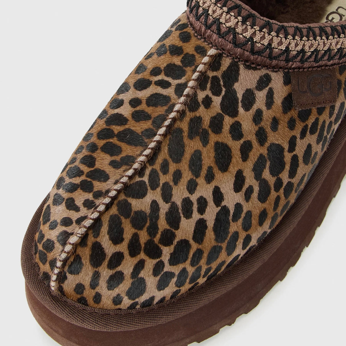UGG Tazz Caspian Burnt Cedar Chausson Plateforme Marron Orange Femme - 6