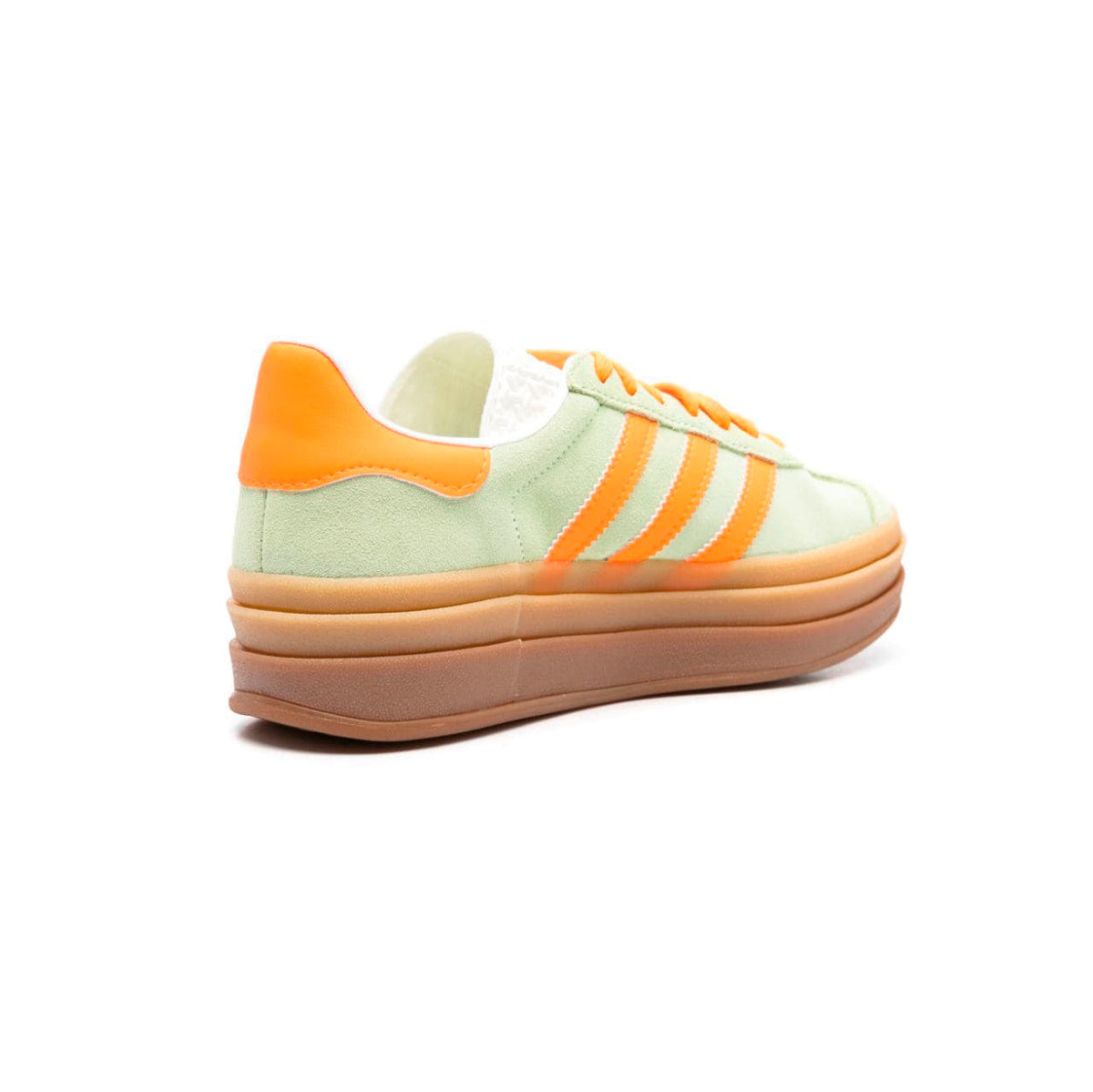 adidas Gazelle Bold Baskets Vert Orange Femme - 3
