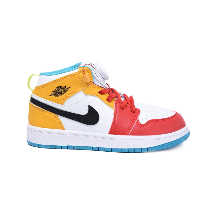 Air Jordan 1 Mid Baskets Multicolore Enfant - 1