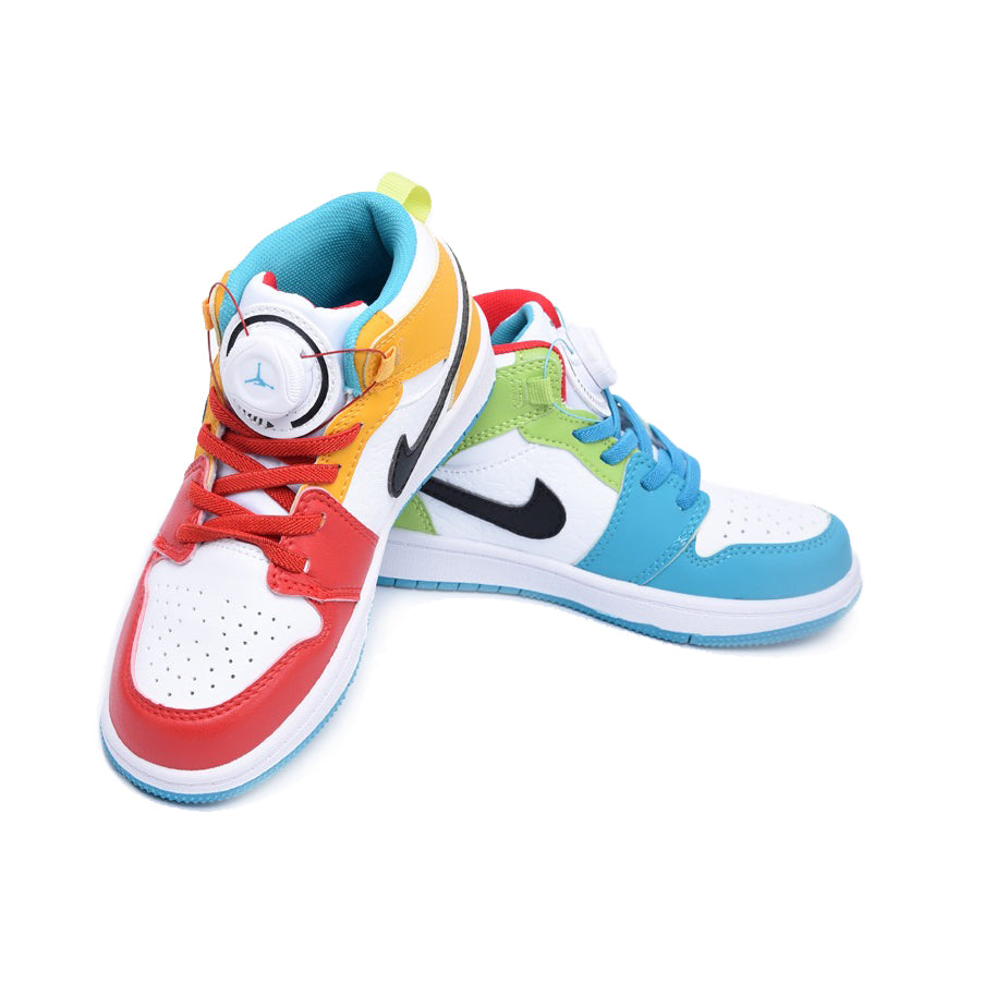 Air Jordan 1 Mid Baskets Multicolore Enfant - 2