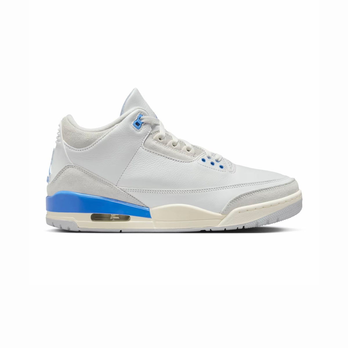 Air Jordan 3 Retro Lucky Shorts Baskets Blanc Bleu Homme Femme - 1