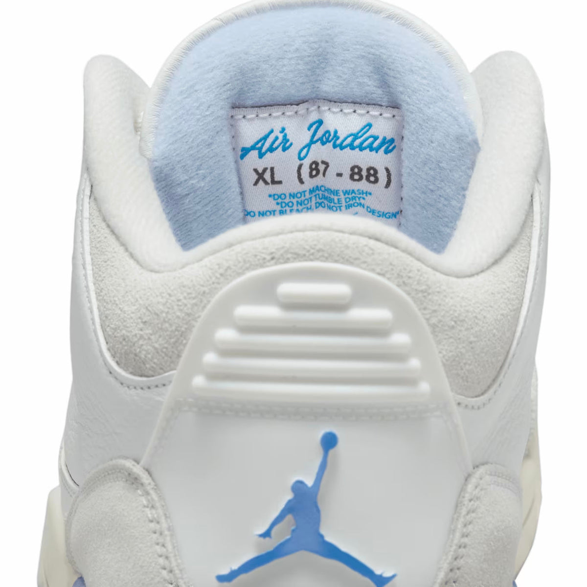 Air Jordan 3 Retro Lucky Shorts Baskets Blanc Bleu Homme Femme - 5