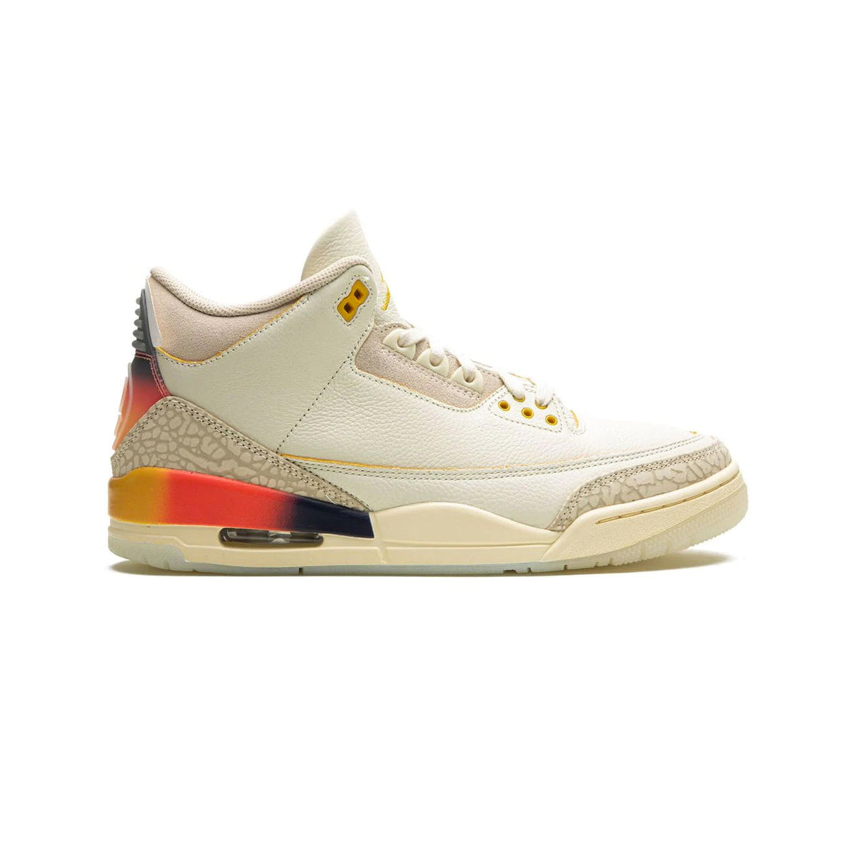 Air Jordan 3 x J Balvin Sunset Baskets Orange Rose Homme Femme - 1