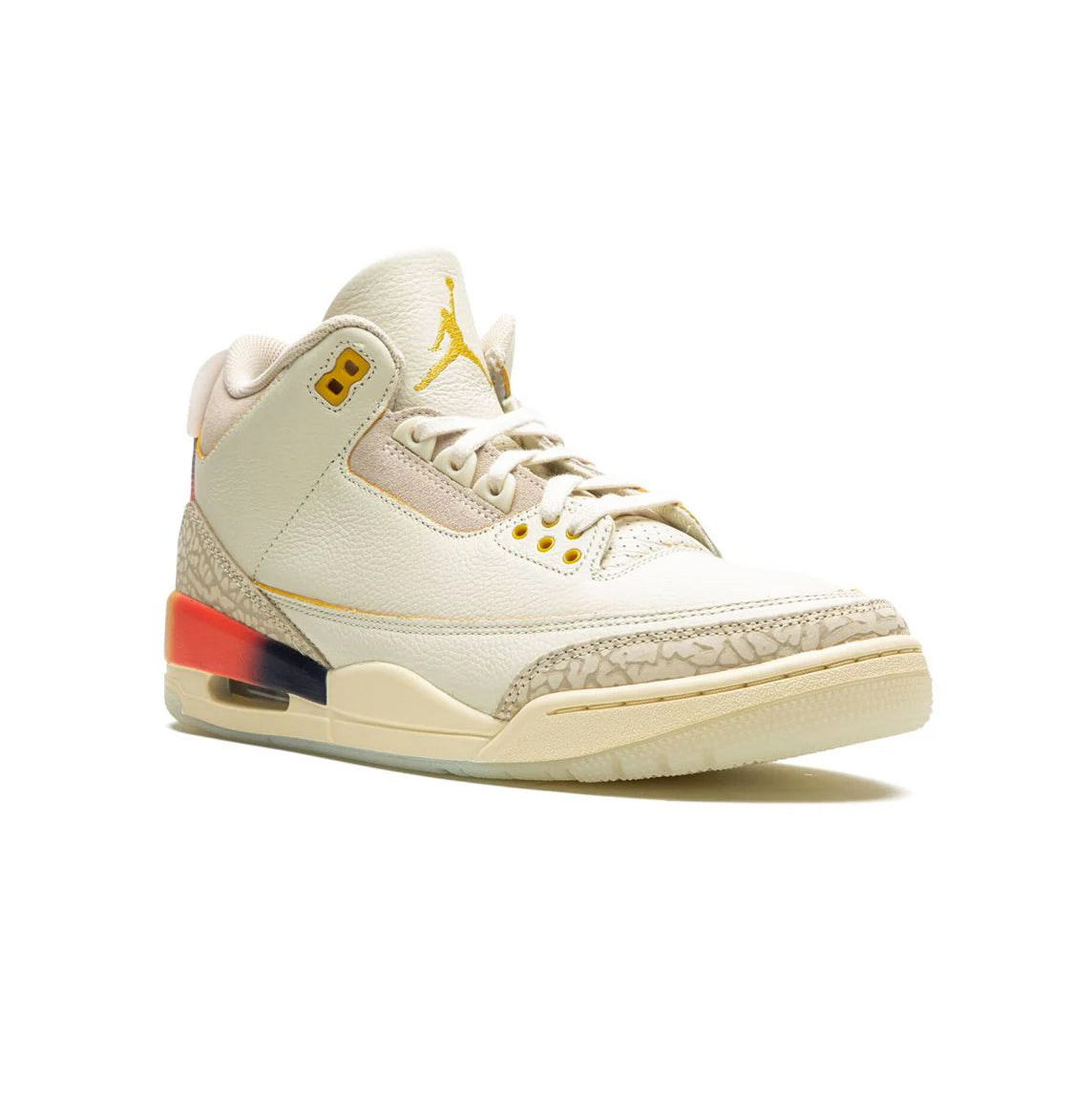 Air Jordan 3 x J Balvin Sunset Baskets Orange Rose Homme Femme - 2
