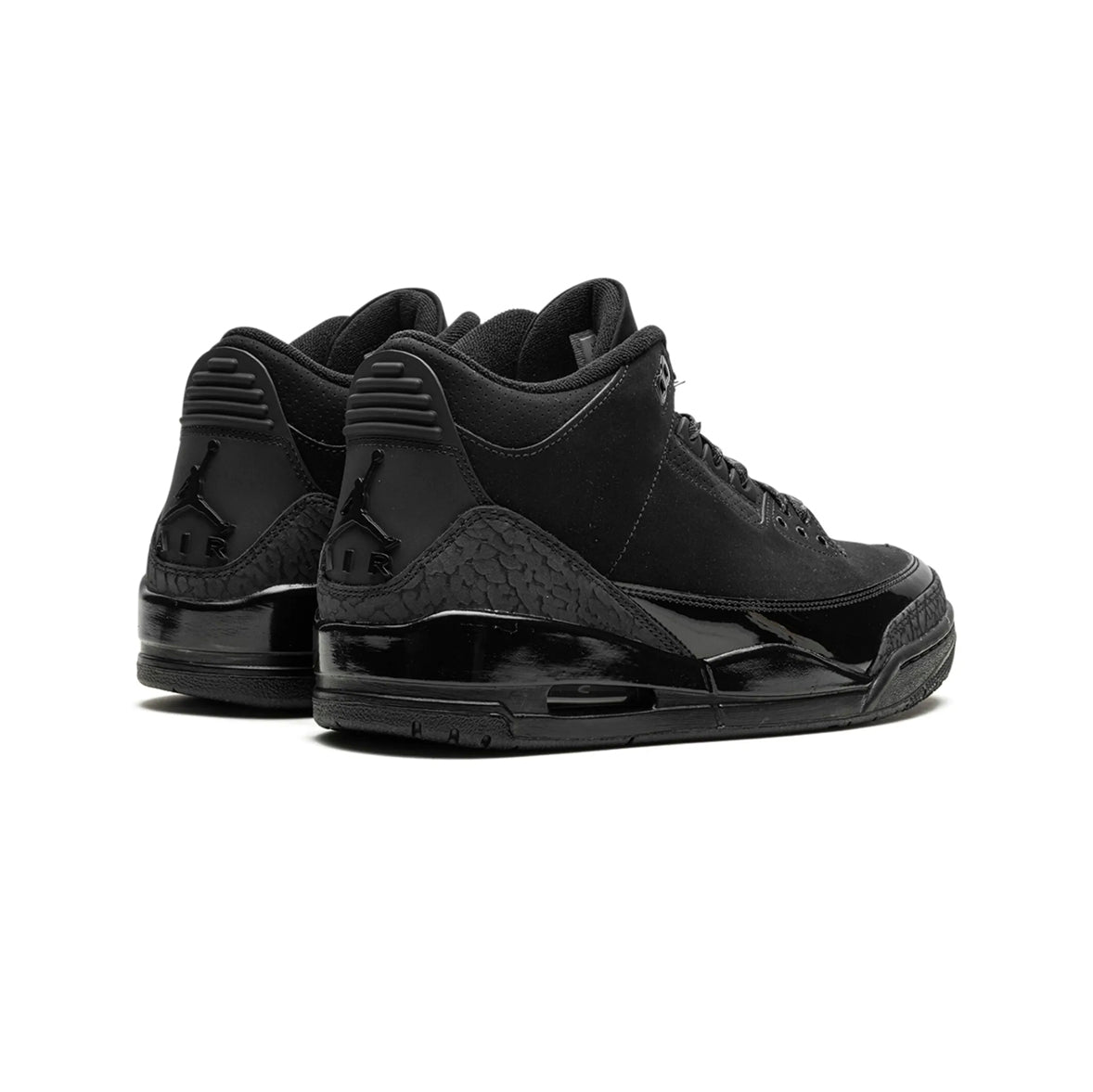 Air Jordan 3 Black Cat Baskets Noir Homme Femme - 3