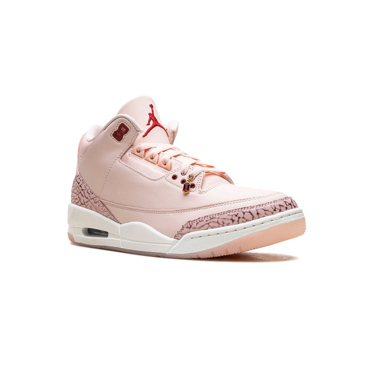 Air Jordan 3 Retro Valentine's Day Treat Yourself Baskets Rose Blanc Mixte - 2