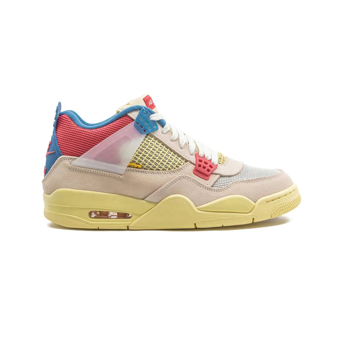 Air Jordan 4 x Union LA Guava Ice Baskets Rose Beige Homme Femme - 1