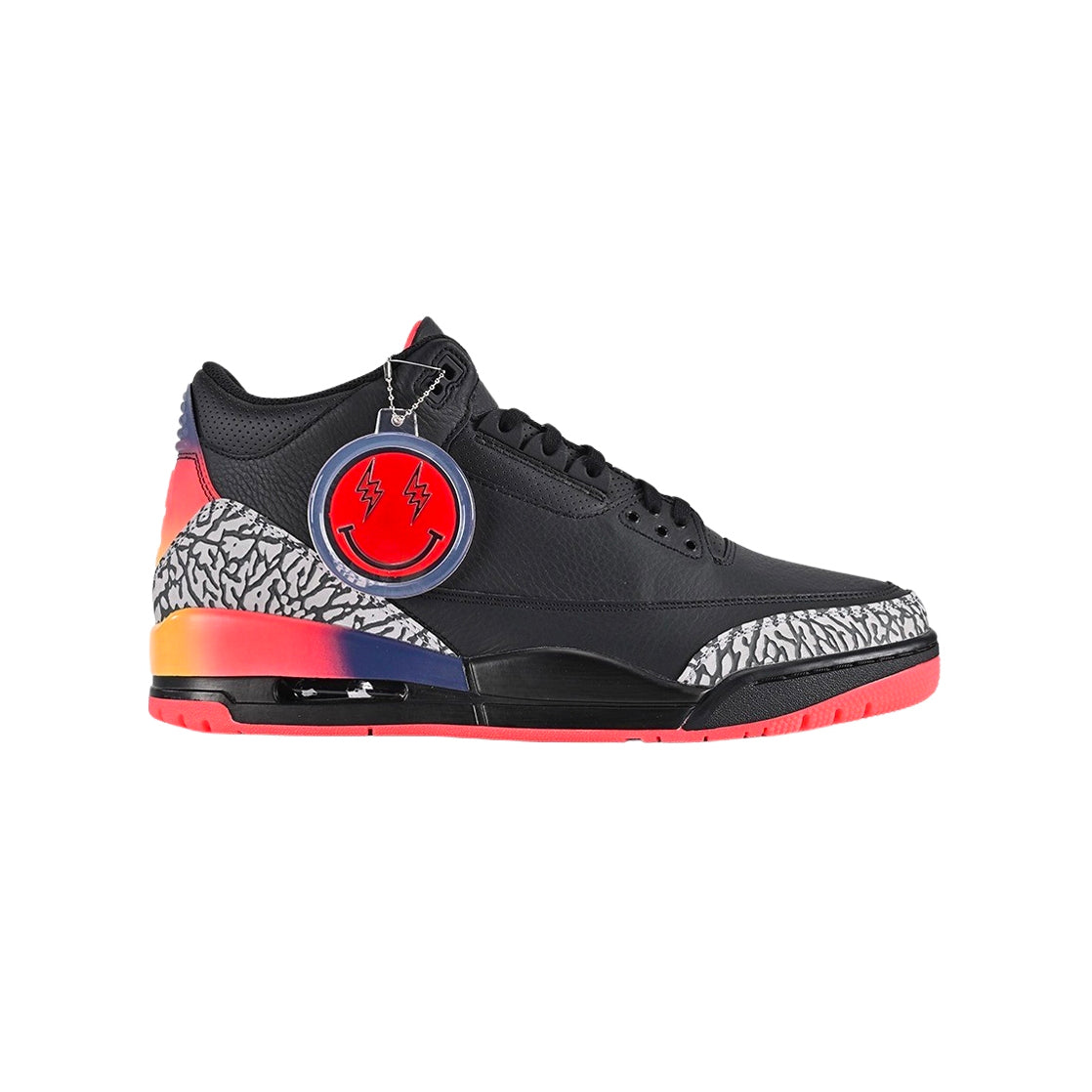 Air Jordan 3 x J Balvin Río Black Baskets Noir Multicolore Homme Femme - 1