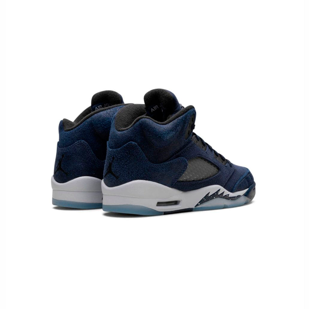 Air Jordan 5 Retro SE Midnight Navy Baskets Bleu Blanc Homme Femme - 3