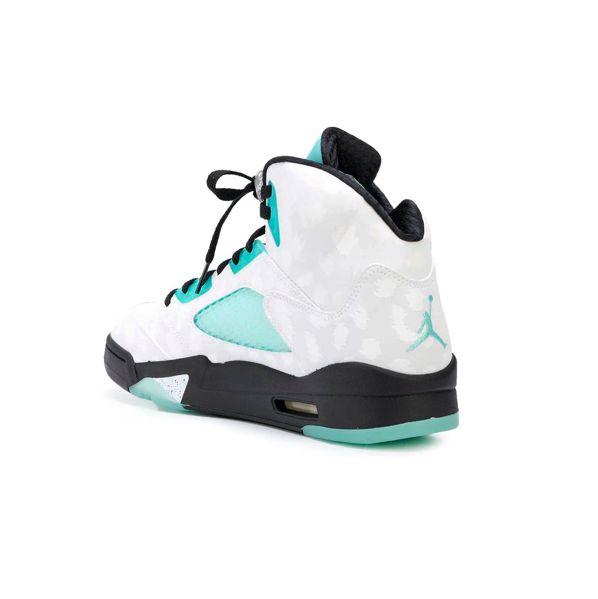 Air Jordan 5 Island Green Baskets Vert Blanc Homme Femme - 3