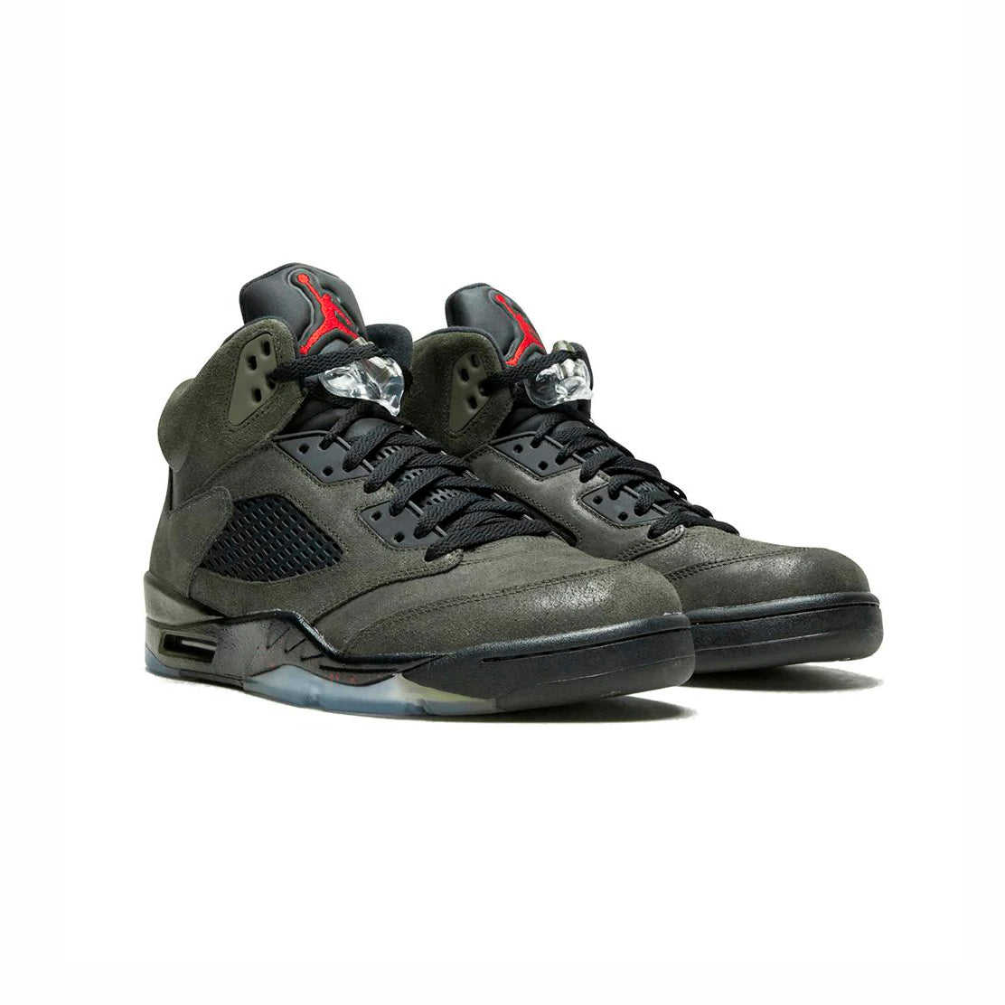 Air Jordan 5 Retro Fear Pack Baskets Vert Foncé Noir Homme Femme - 2