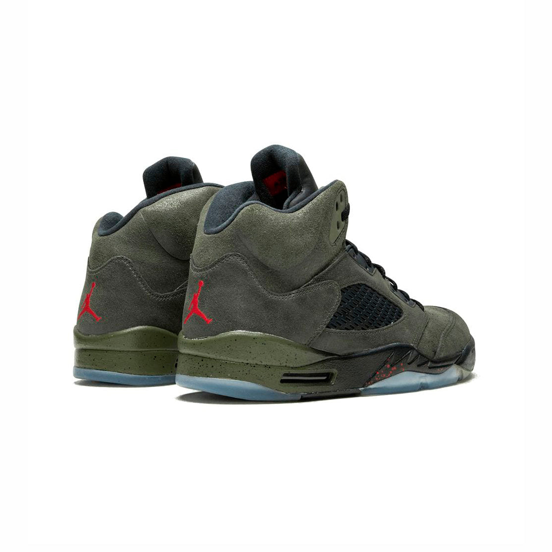 Air Jordan 5 Retro Fear Pack Baskets Vert Foncé Noir Homme Femme - 3