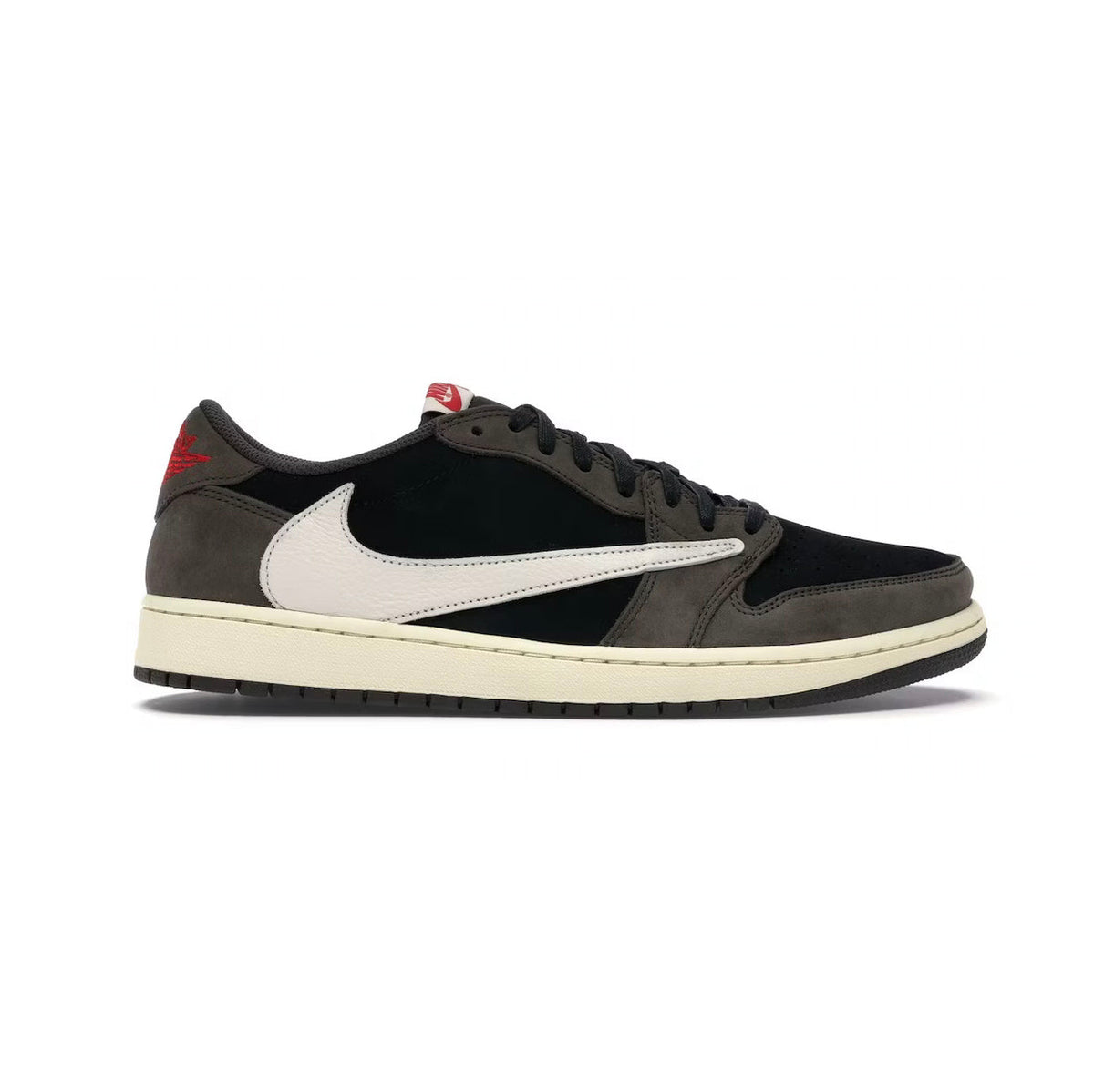 Air Jordan 1 Low x Travis Scott Dark Mocha Baskets Marron Beige Homme Femme - 1