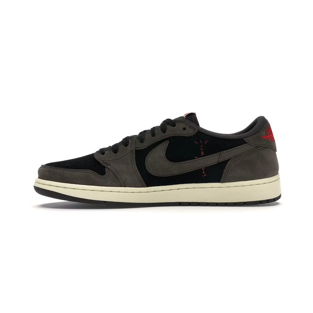 Air Jordan 1 Low x Travis Scott Dark Mocha Baskets Marron Beige Homme Femme - 3