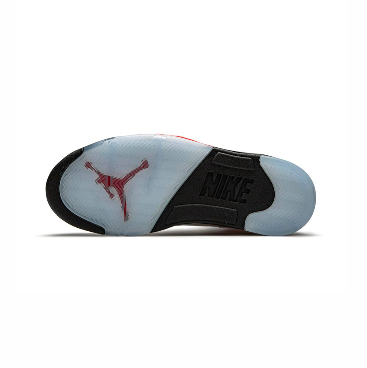 Air Jordan 5 Retro Fire Red Silver Tongue Baskets Blanc Rouge Homme Femme - 4