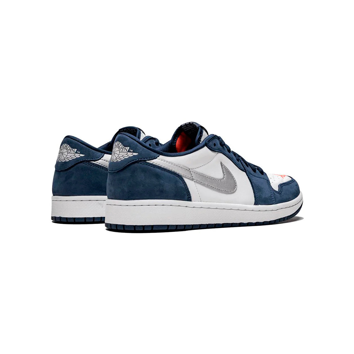 Air Jordan 1 Low x Eric Koston Midnight Navy Baskets Bleu Blanc Homme Femme - 3